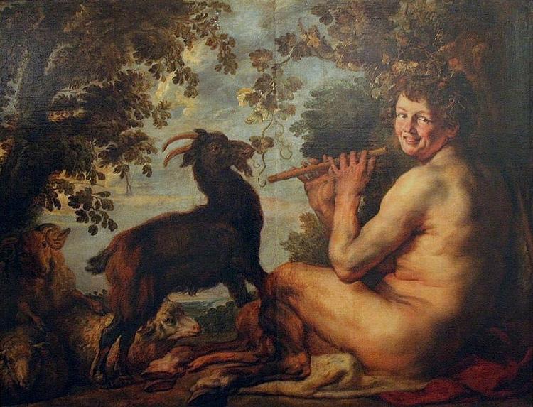 Jacob Jordaens A Satyr oil painting picture